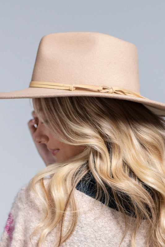 Wool Panama Hat Beige