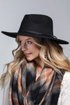 Aspen Wool Panama Hat Black