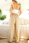 Peyton Wide Leg Trousers Taupe