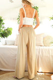 Peyton Wide Leg Trousers Taupe