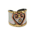 Mix Metal Cuff Ring