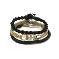 Aadi Hemp & Leather Bracelet
