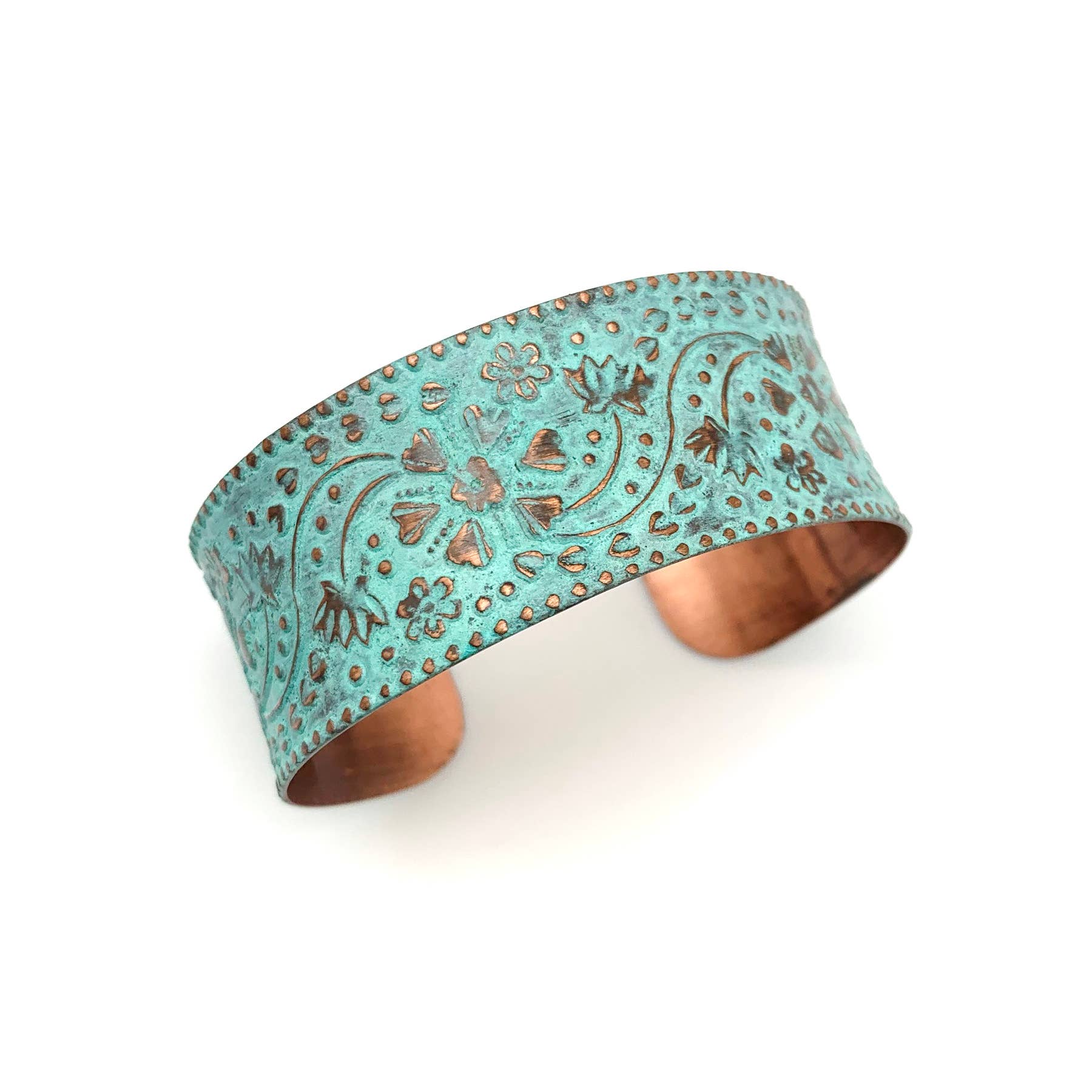 Patina Bracelet Turquoise Floral