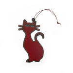 Cat Metal Ornament