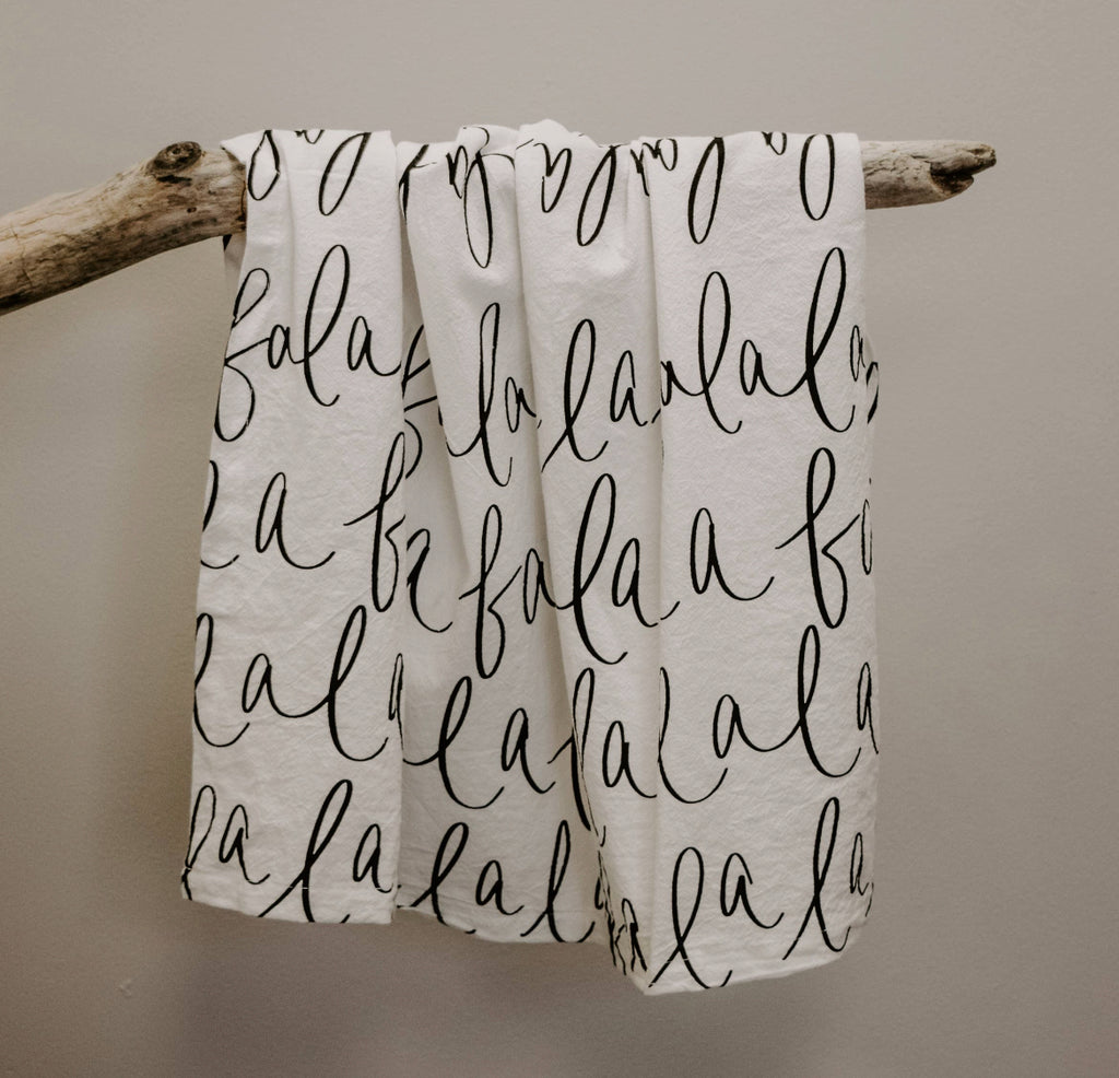 Fa La La La La Tea Towel