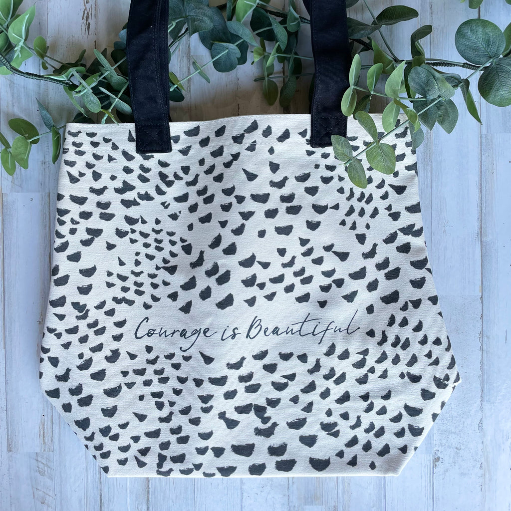 Courage is Beautiful Canvas Tote