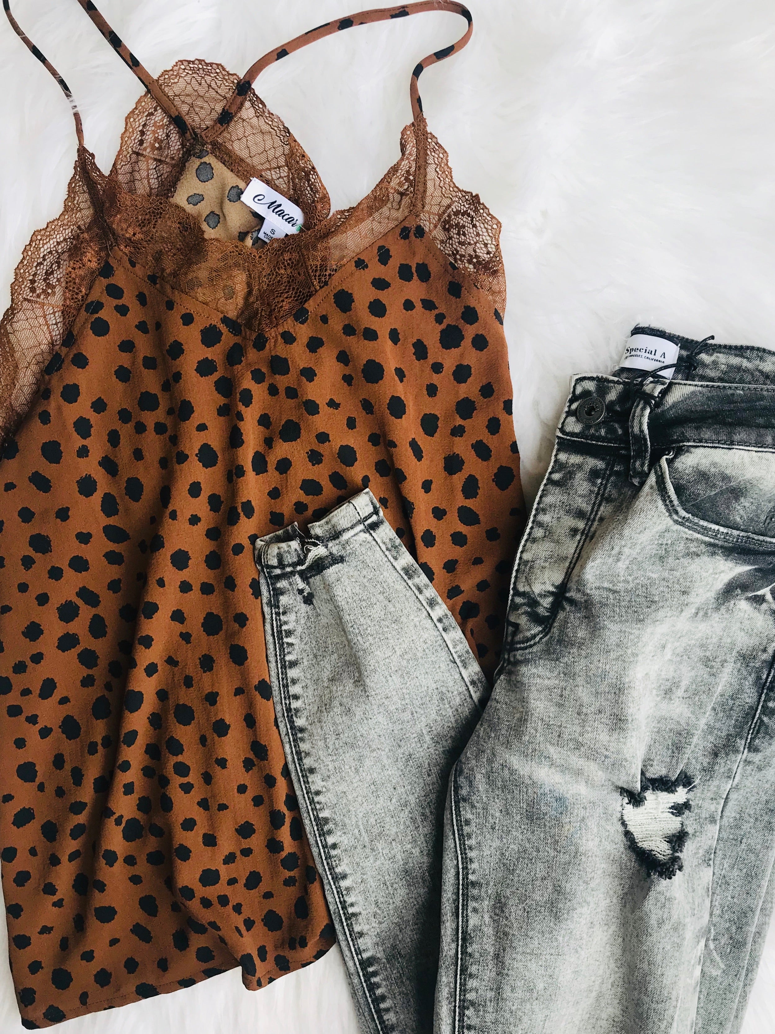 Nora Lace Camisole Tank