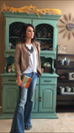 Lorelai Stretch Blazer Yellow